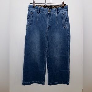 Risen Women’s Wide Leg Indigo Denim Pants